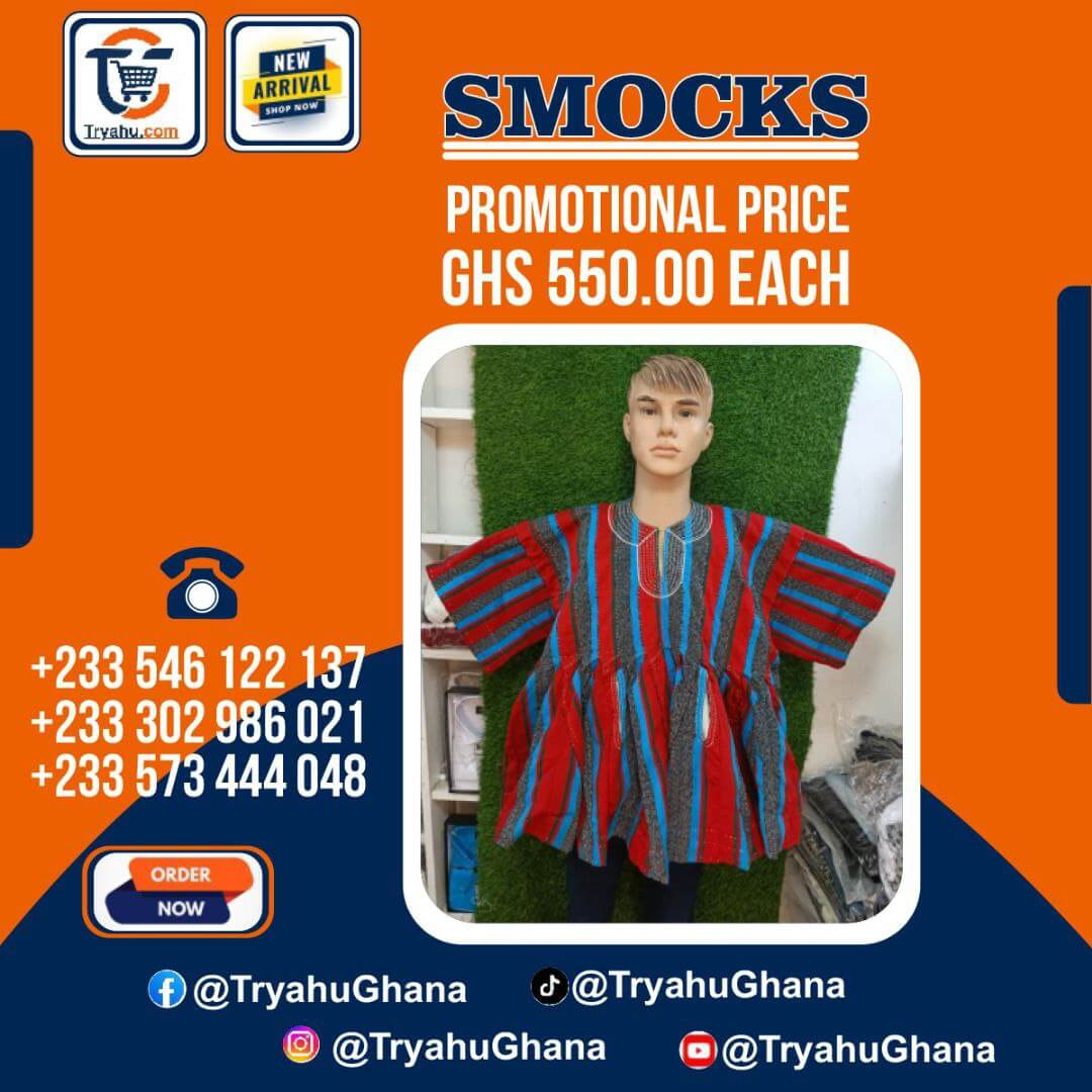 Premium Handwoven Northern Smocks in Ghana | Authentic Batakari – Tryahu